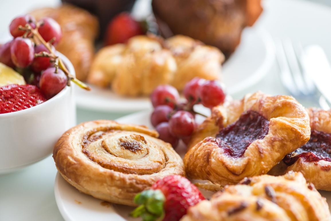 Viennoiseries du petit-déjeuner du Courcheneige