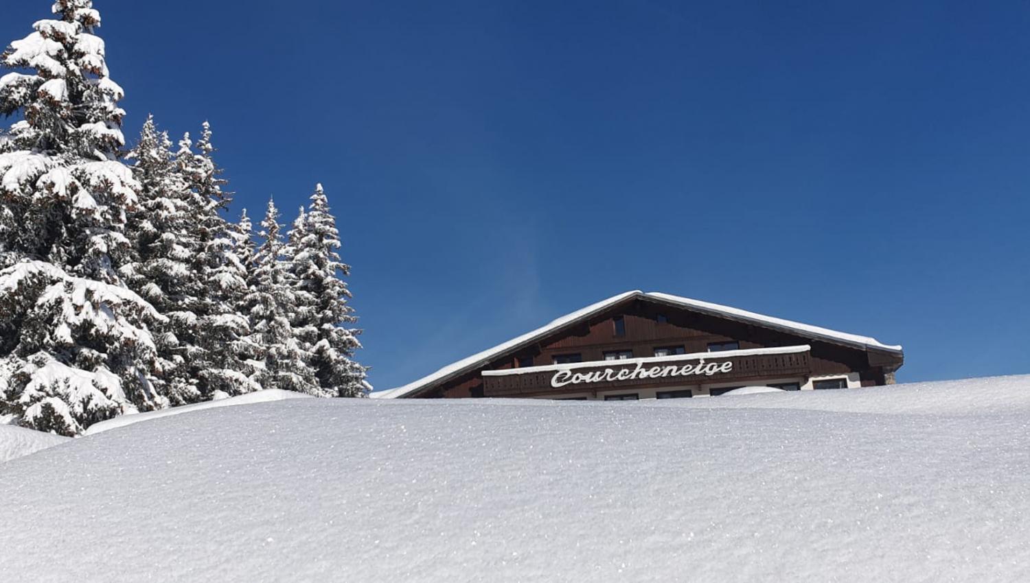 Vue extérieure du toit du Courcheneige